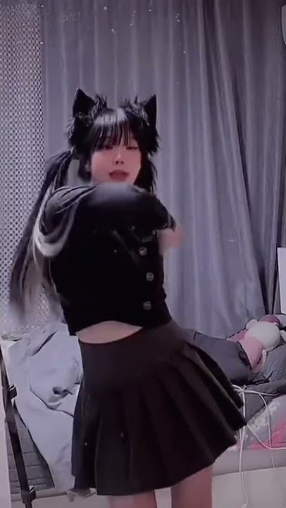 tiktok cute girl dance edit #tiktok #cosplay #cute #girl #neko #shorts #youtube