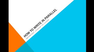 How to Communicate in Parallel.