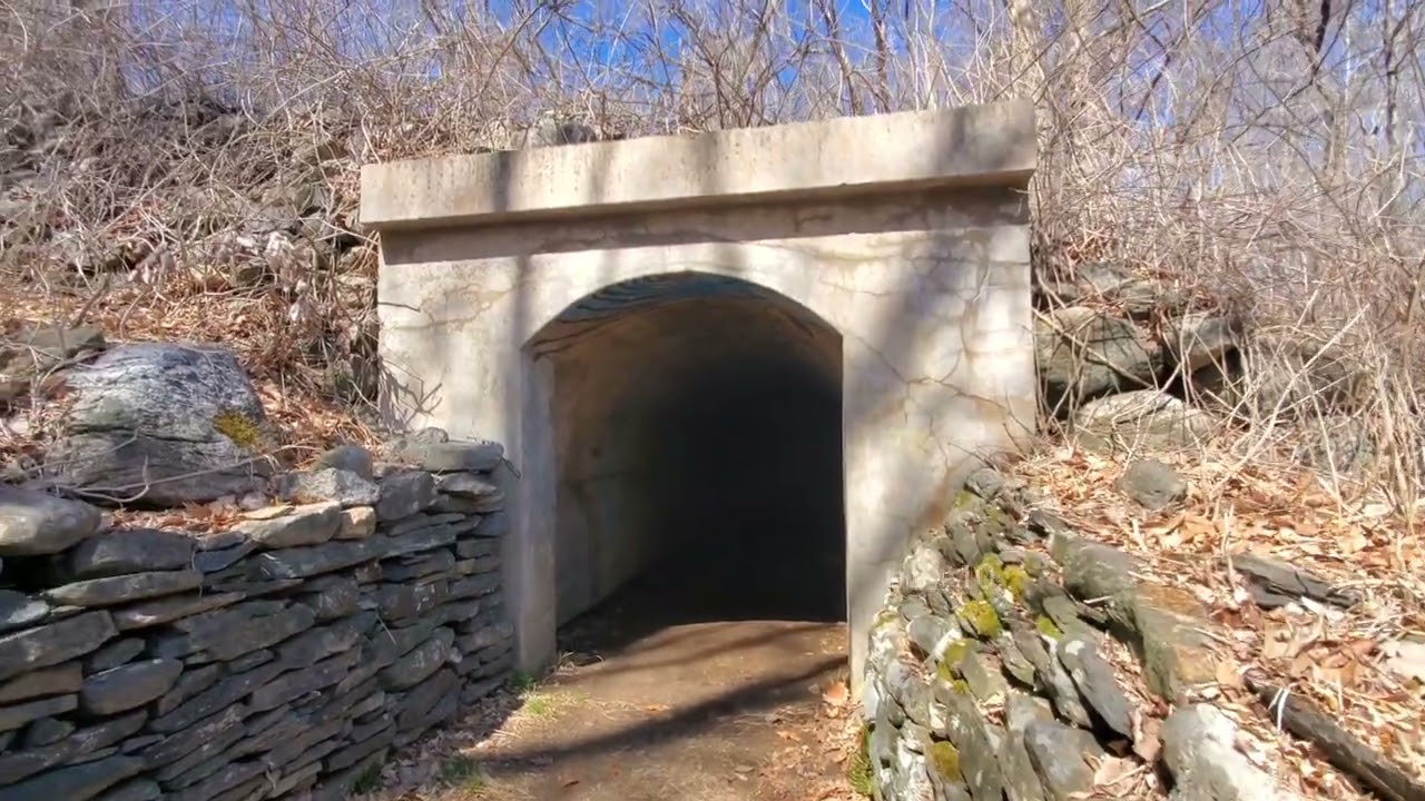 Walking Inside Abandoned Narrow Gauge Train Tunnel