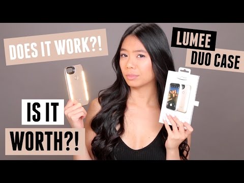 The New Lumee Duo Phone Case Review & Demonstration! (iphone 6s gold)