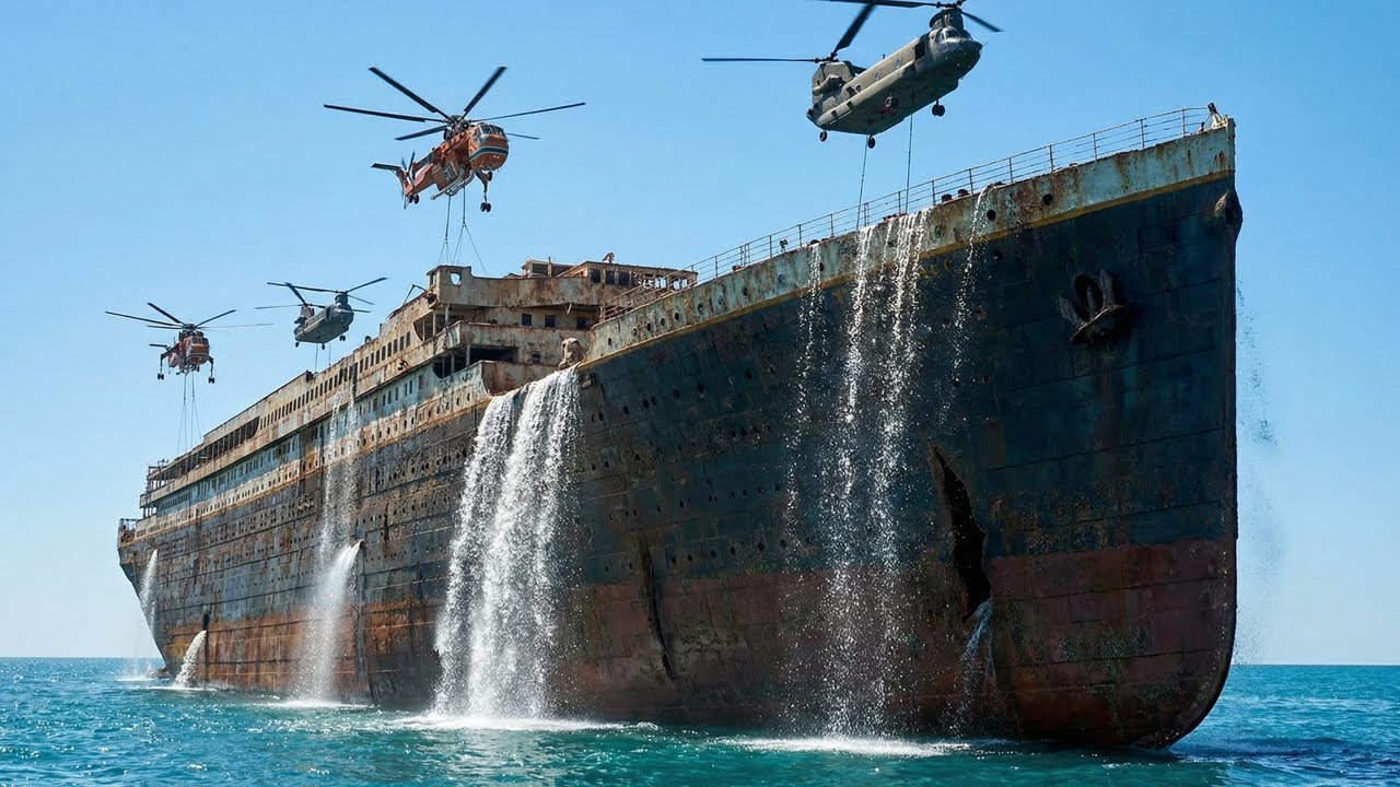 Restoring a 114-Year-Old Titanic into a Futuristic High-Tech Super Liner Deep Sea Salvage