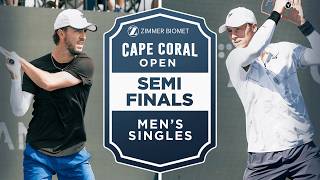 Hunter Johnson vs Christian Alshon at the Zimmer Biomet Cape Coral Open