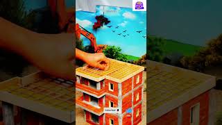 Building a 3-Story House with Mini Bricks 🧱😱 | So Satisfying!#MiniBricks#SatisfyingBuild#TinyHouse