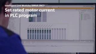 Set rated motor current in PLC program - SIRIUS 3RC7 ILM