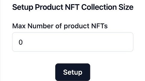 Product NFT Loyalty Program
