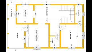 1 bed room house plan | chota ghar ka naksha | 25x43 east facing 1 bhk house plan as per vastu ||