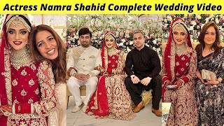 Namra Shahid Wedding Video | Actress Namra Shahid Wedding Video | Namra Shahid Got Married |Zaib Com