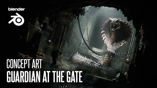 Guardian At The Gate | Concept Art | Blender 4.0 by sketching in blender 294,933 views 3 months ago 27 minutes