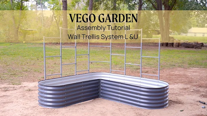 Wall Trellis System L & U Generation 2 Assembly Tutorial | Vego Garden