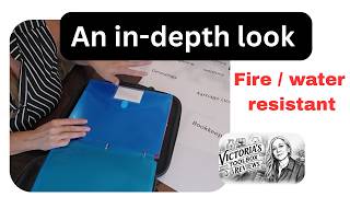 I'll show you this fire resistant case - inside and out!