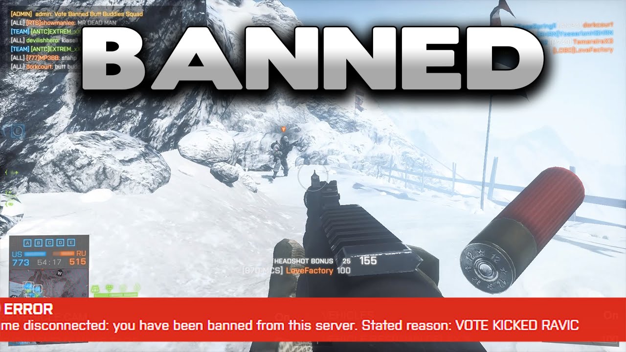 Battlefield 4 BANNED from Official Servers - Salt Included 