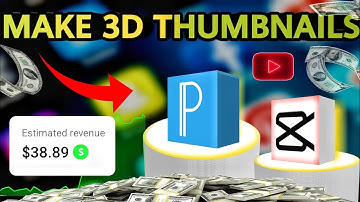 How to make 3D thumbnails for youtube videos!#viral@decodingyt