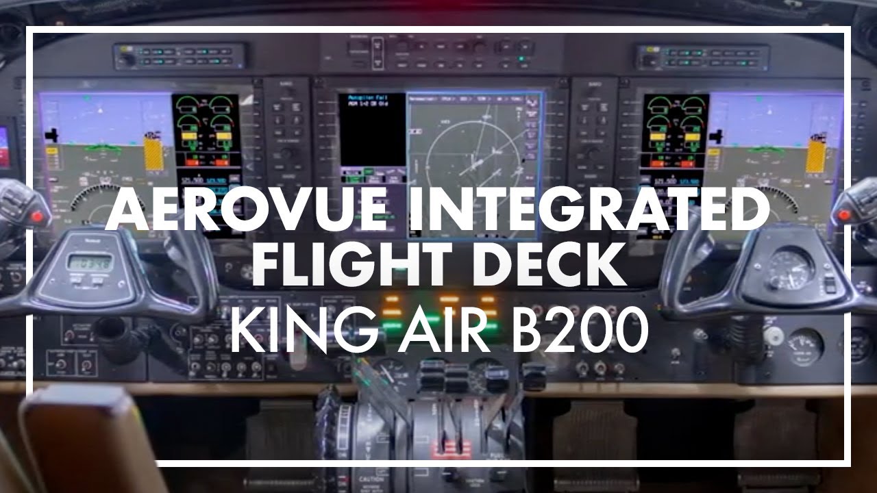Introducing the AeroVue™️ Integrated Flight Deck for the King Air B200 | Stevens Aerospace