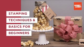 Stamping Techniques and Basics for Beginners | Hobby Lobby®