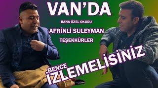 VAN İLİNDE BİR PROGRAM ÖNCESİ MUHABBET