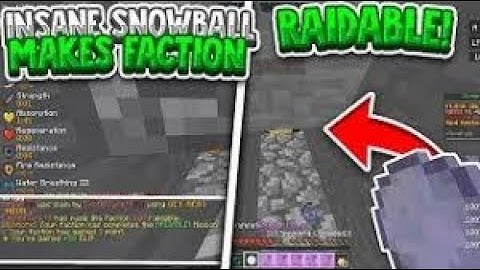 INSANE SNOWBALL MAKES FACTION GO RAIDABLE *SAGEPVP*