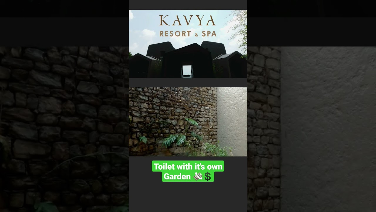 Toilet with small garden 