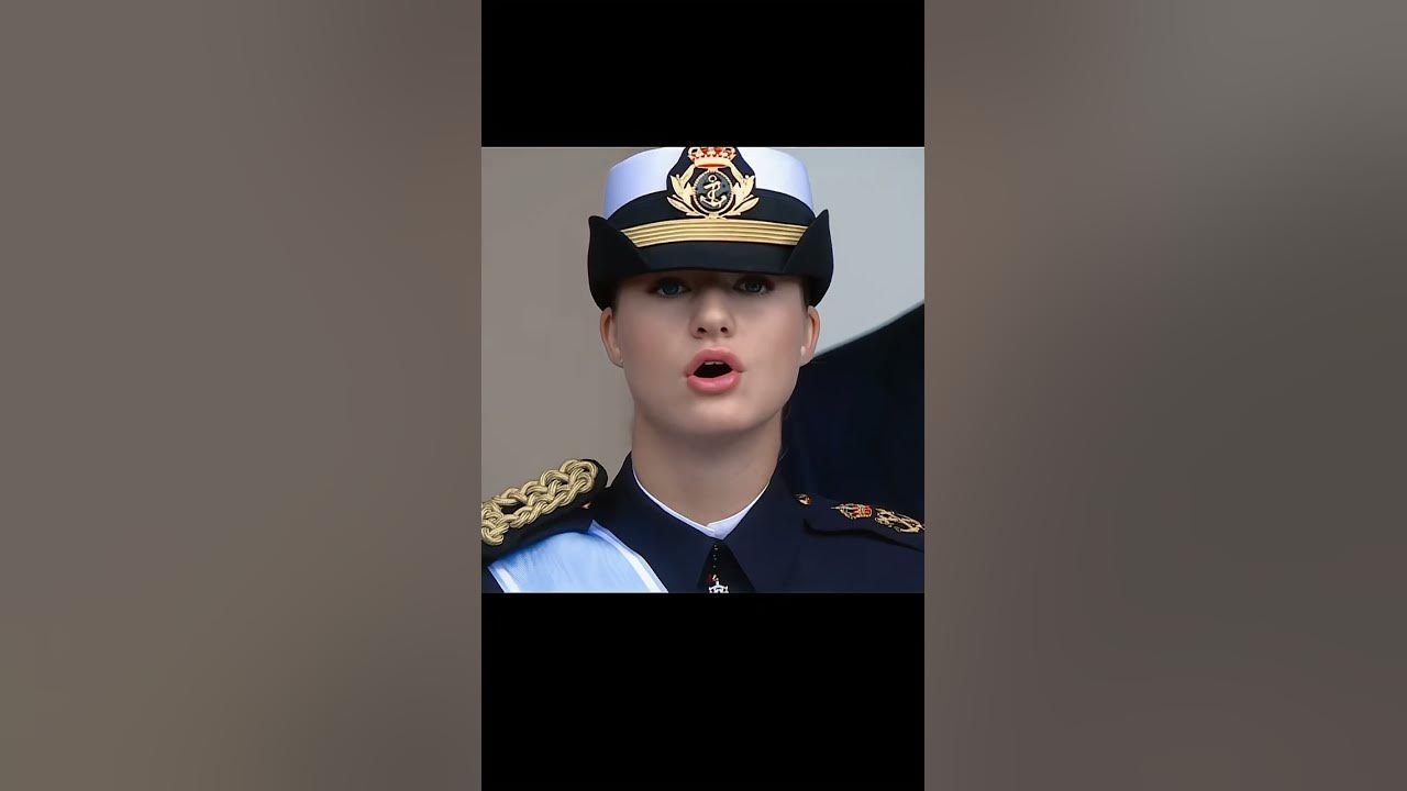 Most recently Princess Leonor and Her Majesty attended a national holiday ceremony. #edit #fyp#spain