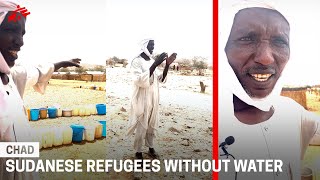 "We're suffering from thirst": Sudanese refugees in Chad #sudanconflict