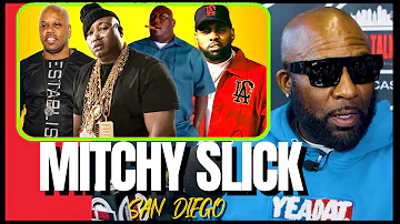 Mitchy Slick on GANGS in San Diego, Texas GANGS! Too Short, E-40, Faizon Love +More (Full Interview)