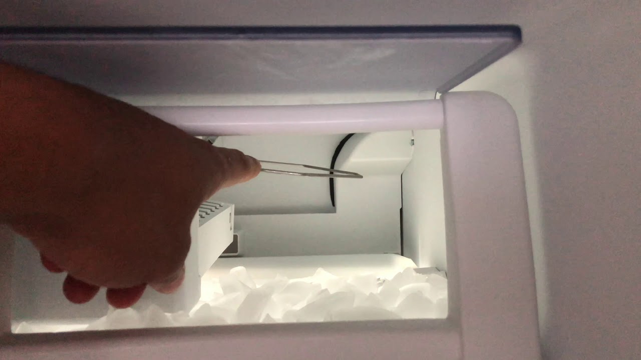 How to Turn on/off Ice Maker in Refrigerator - YouTube