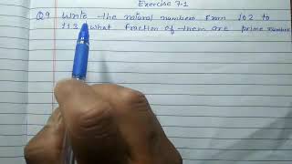 Class 6 - Exercise 7.1 - Q 9 | Write the natural numbers from 102 to 113 what fraction of them are