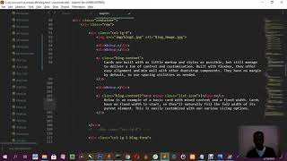 2021 Latest #HTML & CSS Tutorial: Create a  Blog Webpage