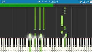 KAROL G, Shakira - TQG | Piano Tutorial | Midi screenshot 4