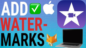 How To Add Watermark/Logo to iMovie Projects (Mac)