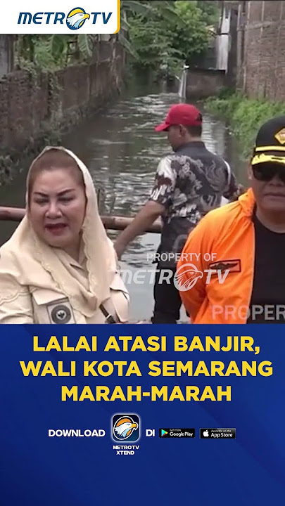 Lalai Atasi Banjir, Wali Kota Semarang Marah-marah #shorts