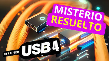 ✅ Explico el desastre de usb 4 ❌ y sus diferencias con thunderbolt y algunos extras