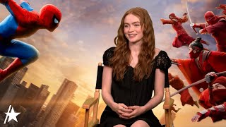 Sadie Sink REVEALS Who She Told About Her Secret Role In Spider-Man @AccessHollywood