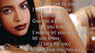 Aaliyah - I Care 4 U - Instrumental with Lyrics chords