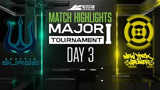 @SeattleSurge vs @NYSubliners | Major I Tournament Highlights | Day 3