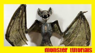 DIY Mummified Dollar Store Bat - Bat Specimen Fauxidermy Corpsing