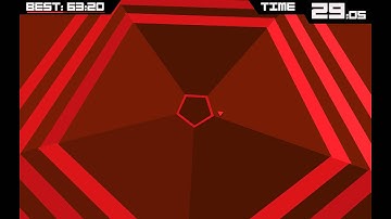 Super Hexagon : Hard - 74 sec