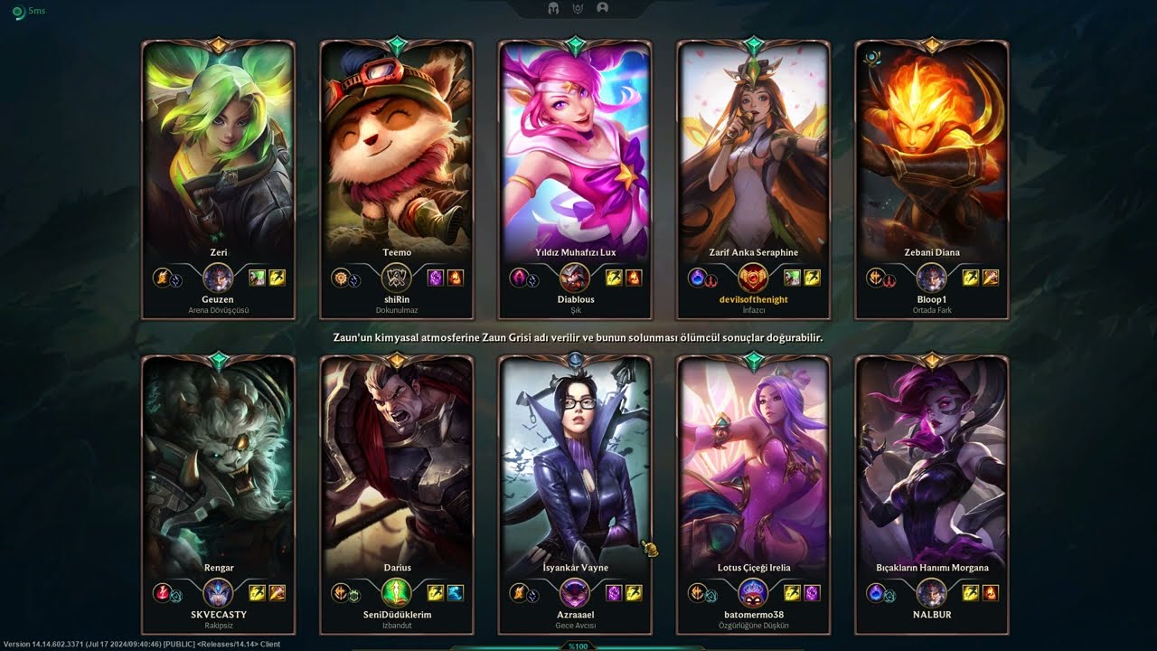 League of Legends Seraphine Support Dereceli Ranked