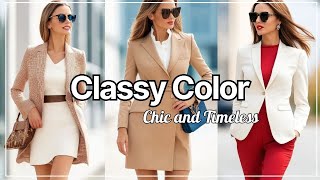 Classy Color Combinations for an Elegant and Luxe Look 💎 | Chic and Timeless Choices