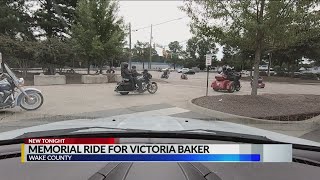 Memorial Ride for Victoria Baker