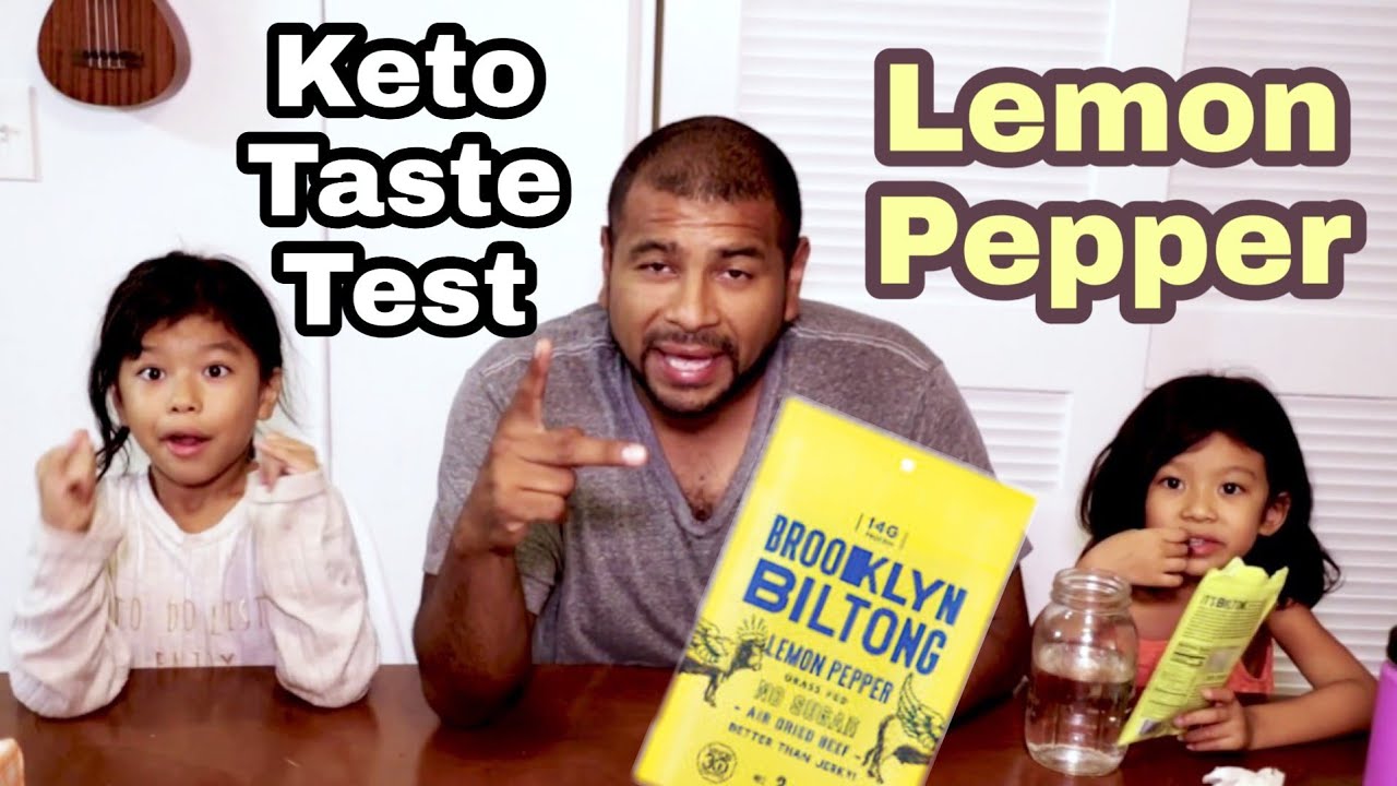 Brooklyn Biltong, Lemon Pepper Keto Taste Test YouTube