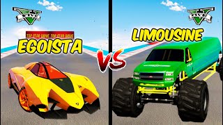 Lamborghini Egoista vs Monster Limousine in GTA 5