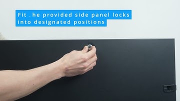 Assembly guide to free standing rack cabinet – model FF01 with LCD - LANBERG