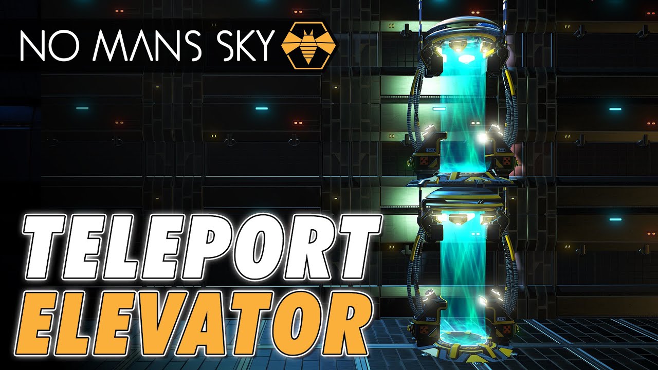 Build your own Teleport Elevator | No Mans Sky Base Building