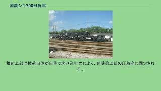 国鉄シキ700形貨車 - YouTube