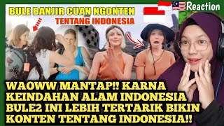 🇲🇾🇮🇩KARNA KEINDAHAN ALAM INDONESIA,BULE2 REBUTAN BIKIN KONTEN TENTANG INDONESIA❗SAMPAI BANJIR CUAN