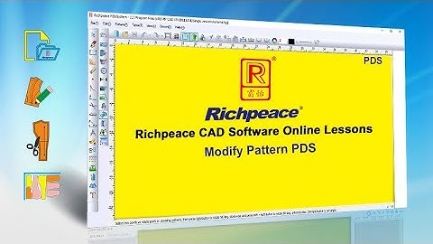 Richpeace CAD Software Online Lessons Tip of the day-Modify pattern PDS