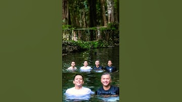 Seru, Artis Berenang di Mata Air Oemau | Raffi Ahmad Ariel, Gading Desta #short