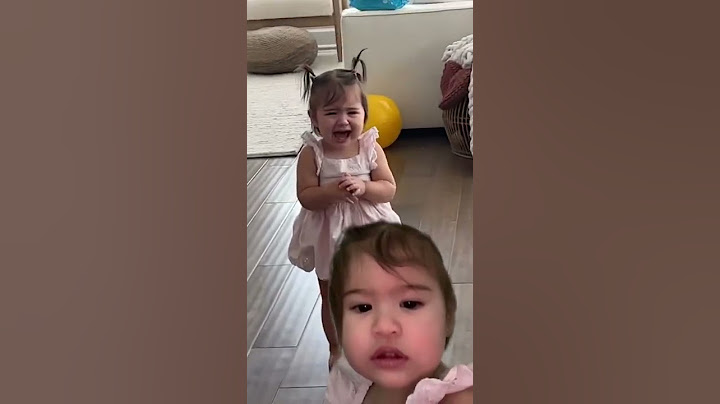 HAVING MY TODDLER REACT TO HER THROWING A ￼TANTRUM #shorts