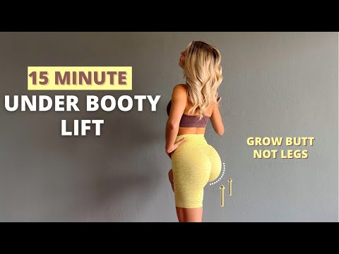 15 MIN. UNDER BOOTY LIFT WORKOUT + ANKLE WEIGHTS / mat based pilates