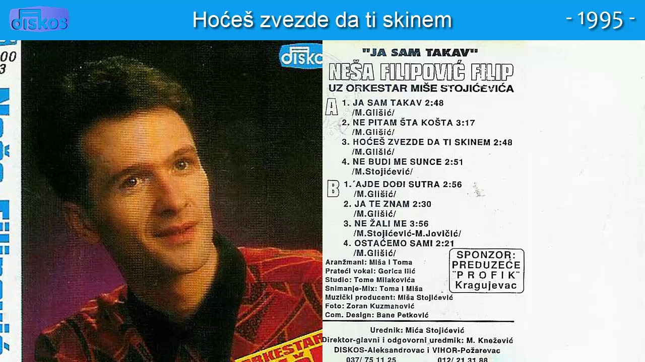 Nesa Filipovic Filip - Hoces zvezde da ti skinem - (Audio 1995)